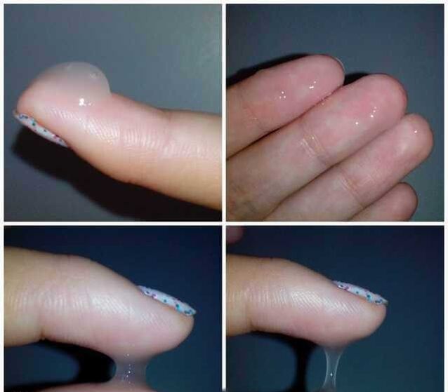 предсеменна течност на мъж по време на възбуда